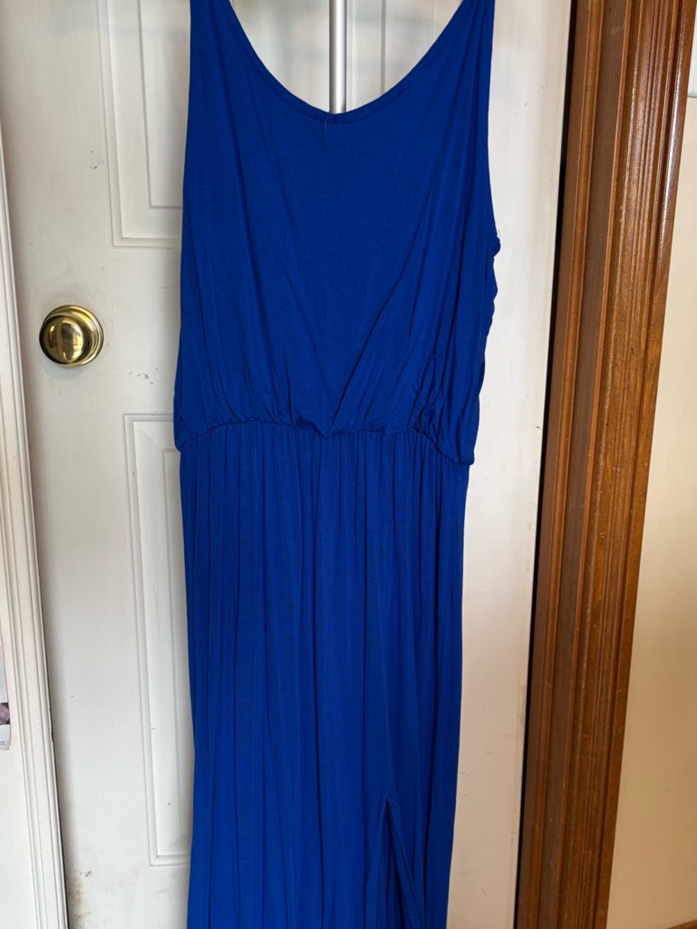 Olivia Rae Royal Blue Sleeveless Maxi Dress